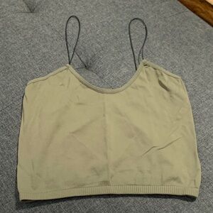 Free People Beige Crop Top